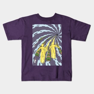 Sliding Through Another Dimension Kids T-Shirt